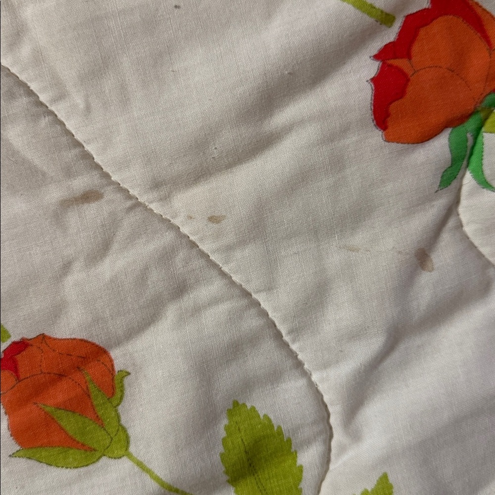 VINTAGE WAMSUTTA CHRISTIAN DIOR ROSE KING COMFORTER - Picture 10 of 12